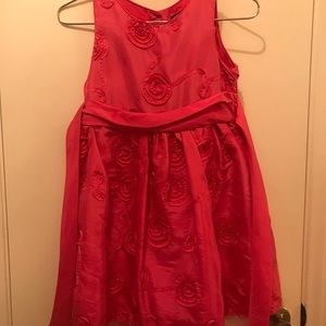 Sweet rose satin chiffon size 10 dress